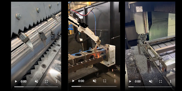 Screenshot of latest videos from West Salem Machinery