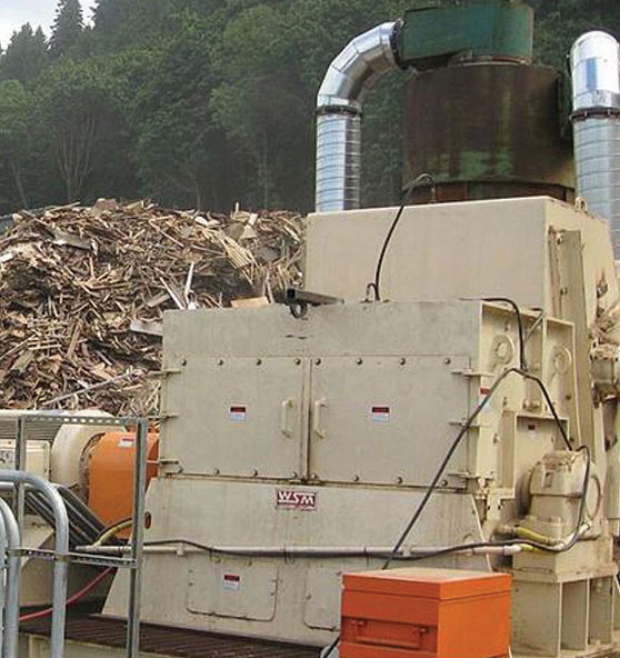 WSM equipment in use at Greenway Recycling Center